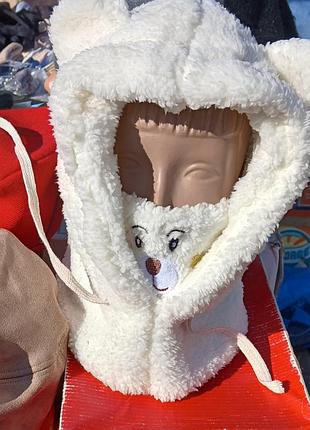 Капор з вушками дитячий