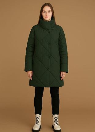 Зимова жіноча куртка-пальто