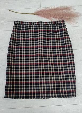 Трендовая юбка в клетку