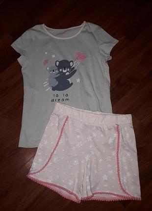 Пижама на 6-8л