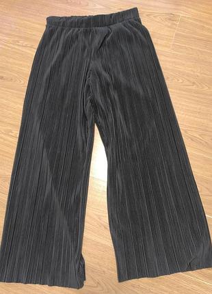 Штани брюки палацо плесировка
