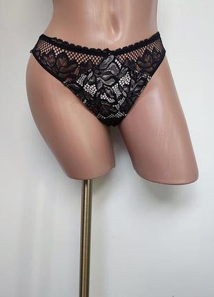 Трусики сетка с кружевом.