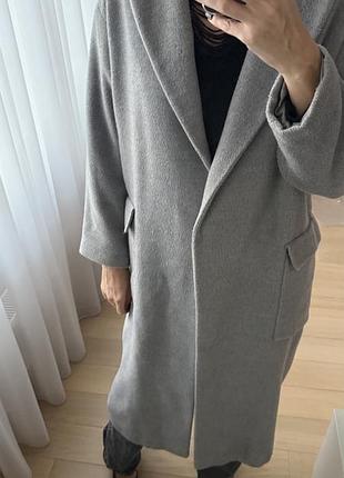 Пальто сіре topshop