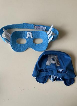 Маска флеш супергерой маска супергероя синя очки фетрові