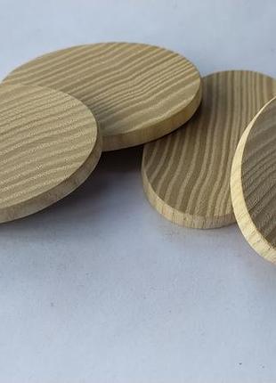 Овальні ручки, заготовки для рун, плашки з бука