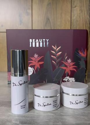 Набор x-mas retinol+ set dr. spiller (retinol+ serum 30 мл, retinol+ cream 30 мл, retinol⁺ cream light, 30 мл )