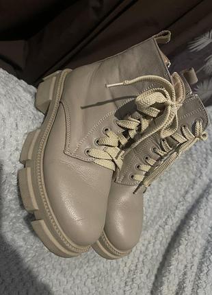 Черевики зимові шкіряні