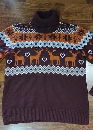 Женский свитер в орнаменте шведского бренда engelsons