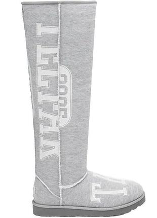 Уггі високі унісекс ugg x telfar extra tall jersey fleece logo heather