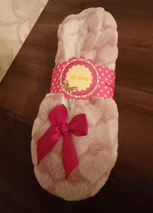 Тапочки для дома, размер 39.