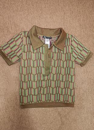 Бесшовный жаккардовый топ хs-s