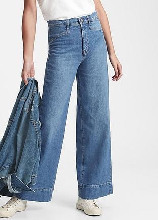 Джинси широкі gap р.18