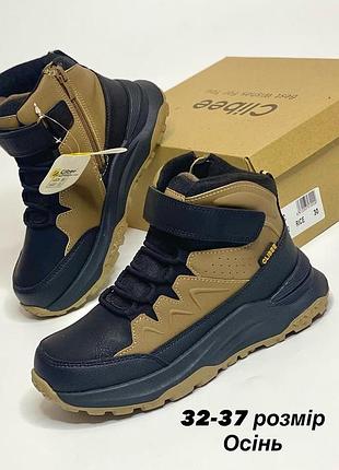 Демі черевички хлопчикам утеплені флісом