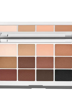 Палетка матовых теней makeup by mario master mattes® eyeshadow palette the original 12 г