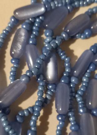 Ожерелье,мун боярышник, многорядное 4