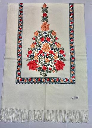Кашемір палантин вишитий