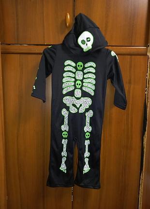 Костюм чудовиська скелета оберту кашля безсмертного хелловін хелловін-гелловін