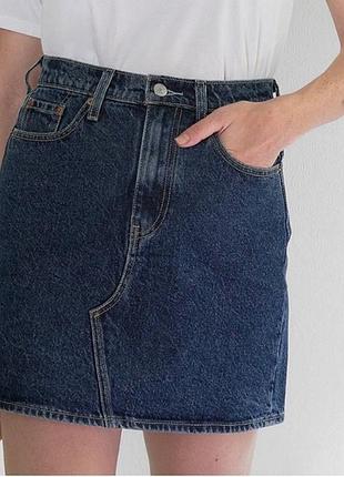 Джинсова спідниця levi’s