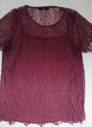 Гипюровая блуза* топ