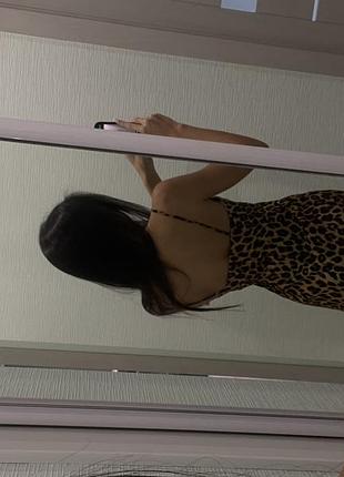 Плаття леопард розмір xs