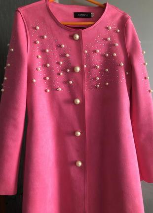 Кардиган з перлами