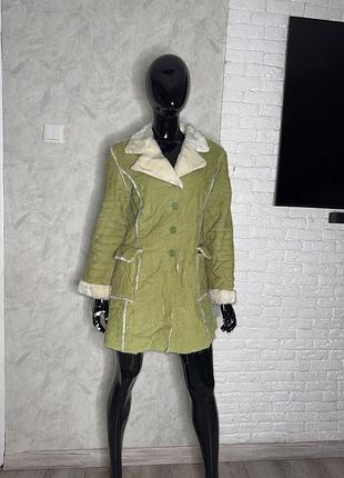 Вінтажна вельветова дублянка oyama, l