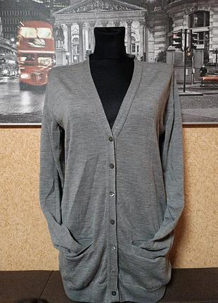 Кардиган женский john smedley p.xl made in great britain 100% merino wool 🦙 extrafine