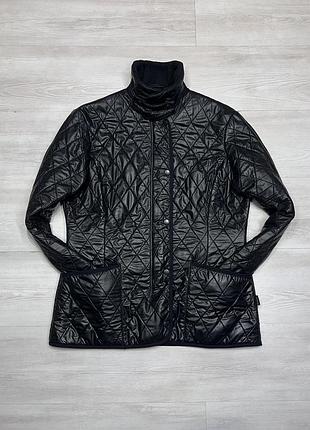 Barbour premium black брендова жіноча крута стьобана куртка чорна смола англія 🏴󠁧󠁢󠁥󠁮󠁧󠁿 оригінал