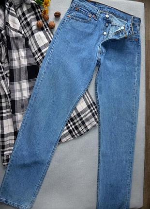 Якісні джинсы lеvi’s на болтах, высокая посадка, прямі, не тянутся розмір s