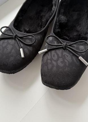 Балетки утепленные для работы