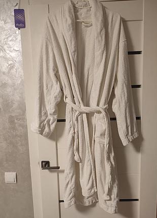 Белый махровый халат ikea
