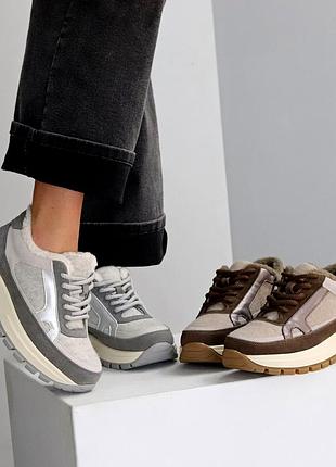 Кроссовки зимние из натуральной замши, внутри экомех. размеры 36-23,5 37-24 38-24,5 39-25 40-25,5 41-26