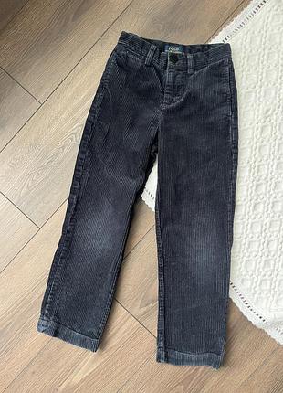 Сині вельветові штани ральф лорен polo ralph lauren для хлопчика 6 років 120 см