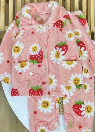 Дитяча піжама фліс/ домашній костюм