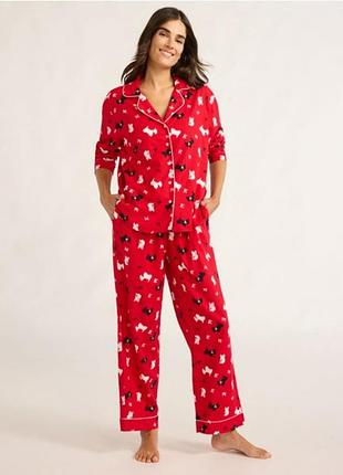 Красива фланелева піжама котон joyspun сша розмір m, l, xl