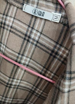 Рубашка женская в клетку