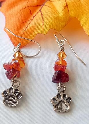 Винтажные серьги. англия.