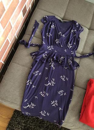 Dorothy perkins сукня з баскою віскоза