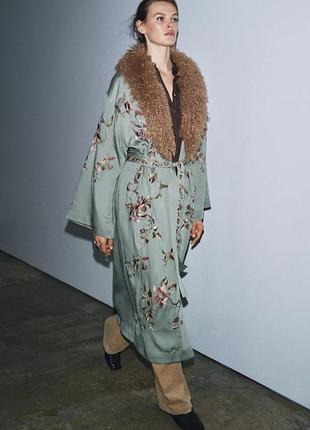 Кімоно жіноче мʼятне zara new