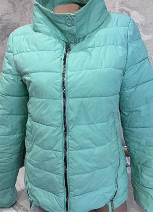Куртка жіноча бірюзова осінь весна женская куртка осень
