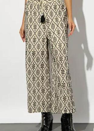 Брюки, брюки женские коттоновые с прошвой primark