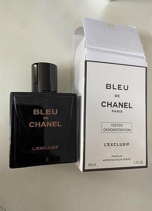 Тестер bleu de chanel lexclusif parfum 100мл