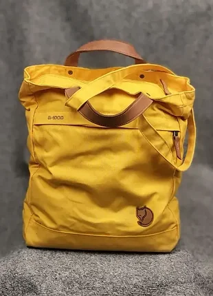 Повседневная сумка fjallraven touch canvas рюкзак тактическая унисекс желтая оригинал
