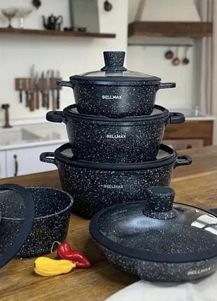 Набор кастрюли и сковорода