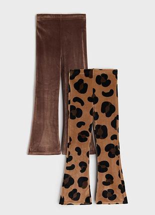 Классные мягкие велюровые лосины для девочки 💣