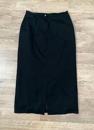 Чорна міді спідниця олівець dorothy perkins