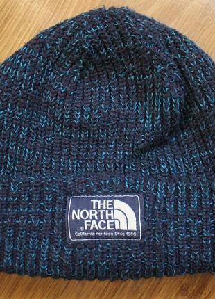 Унисекс шапка бини вязаная the north face mens salty dog black beanie hat |