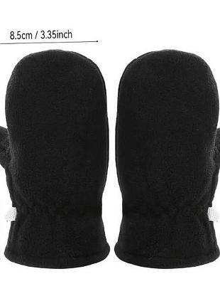 Дитячі флісові рукавички для дівчаток і хлопчиків 2т