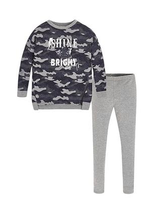 Новий з бірками світшот з легінсами для дівчинки mayoral (7716,утеплений) на 140 зріст