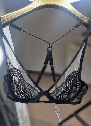 Бюстгальтер chantelle x hypnotic чорний 75b